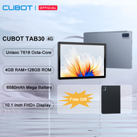 Cubot TAB 30, tablet Android 11, ośmiordzeniowy, wyświetlacz 10,1'' FHD+, 6580 mAh, 4 GB + 128 GB (rozszerzona obsługa 512 GB), sieć 4G, kamera tylna 13 MP, tablet PC, Android Pad,tablet 10 inch,tablety 10 cali,Galileo 1
